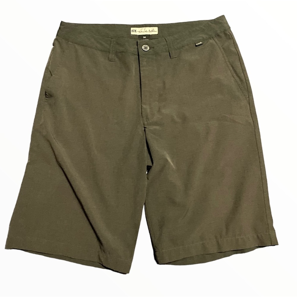 Travis Mathew Golf Shorts Men Size 34 Gray Comfort Performance